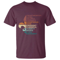 Funny Scouting Leader Law T Shirt Vintage Fleur De Lis