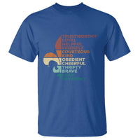 Funny Scouting Leader Law T Shirt Vintage Fleur De Lis