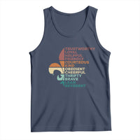 Funny Scouting Leader Law Tank Top Vintage Fleur De Lis