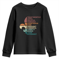 Funny Scouting Leader Law Youth Sweatshirt Vintage Fleur De Lis