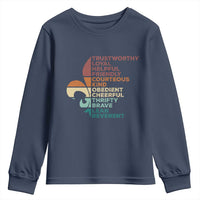 Funny Scouting Leader Law Youth Sweatshirt Vintage Fleur De Lis