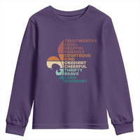 Funny Scouting Leader Law Youth Sweatshirt Vintage Fleur De Lis