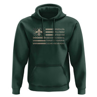 Funny Scout Leader Camping USA American Flag Hoodie