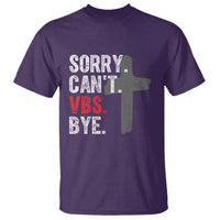 Funny Sorry Can't VBS Bye T Shirt VBS Cross