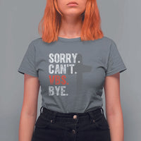 Funny Sorry Can't VBS Bye T Shirt For Women VBS Cross