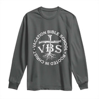 Funny VBS Vacation Bible School Rooted In Christ Long Sleeve Shirt