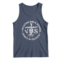 Funny VBS Vacation Bible School Rooted In Christ Tank Top