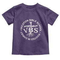 Funny VBS Vacation Bible School Rooted In Christ Toddler T Shirt