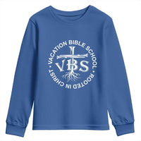 Funny VBS Vacation Bible School Rooted In Christ Youth Sweatshirt