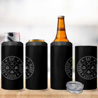 Funny Eat Sleep Scout Repeat 4 in 1 Can Cooler Tumbler Scouting Outdoor Camping Nature