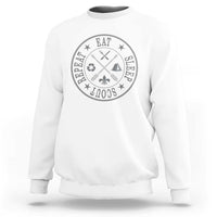 Funny Eat Sleep Scout Repeat Sweatshirt Scouting Outdoor Camping Nature