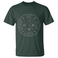 Funny Eat Sleep Scout Repeat T Shirt Scouting Outdoor Camping Nature