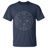 Funny Eat Sleep Scout Repeat T Shirt Scouting Outdoor Camping Nature
