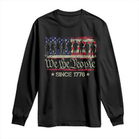 We The People Since 1776 Long Sleeve Shirt US Military Army Birthday Vintage American Flag