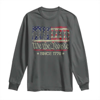 We The People Since 1776 Long Sleeve Shirt US Military Army Birthday Vintage American Flag