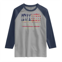 We The People Since 1776 Raglan Shirt US Military Army Birthday Vintage American Flag