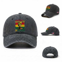 Juneteenth Is My Independence Day 160 Years Of Freedom Washed Cotton Baseball Cap