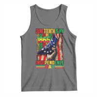 Juneteenth Is My Independence Day Tank Top Black Pride American Flag