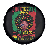 Juneteenth 160 Years Of Freedom Spare Tire Cover African American Pride - Wonder Print Shop