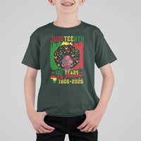 Juneteenth 160 Years Of Freedom T Shirt For Kid African American Pride - Wonder Print Shop