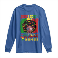 Juneteenth 160 Years Of Freedom Long Sleeve Shirt African American Pride - Wonder Print Shop