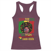 Juneteenth 160 Years Of Freedom Racerback Tank Top African American Pride - Wonder Print Shop