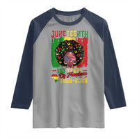 Juneteenth 160 Years Of Freedom Raglan Shirt African American Pride - Wonder Print Shop