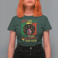 Juneteenth 160 Years Of Freedom T Shirt For Women African American Pride - Wonder Print Shop