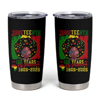 Juneteenth 160 Years Of Freedom Tumbler Cup African American Pride - Wonder Print Shop