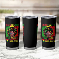 Juneteenth 160 Years Of Freedom Tumbler Cup African American Pride - Wonder Print Shop