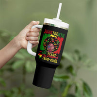 Juneteenth 160 Years Of Freedom Tumbler With Handle African American Pride - Wonder Print Shop