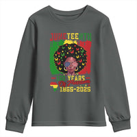 Juneteenth 160 Years Of Freedom Youth Sweatshirt African American Pride - Wonder Print Shop