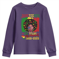 Juneteenth 160 Years Of Freedom Youth Sweatshirt African American Pride - Wonder Print Shop