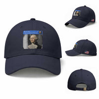 There is Motion At Your Front Door George Washington Meme Baseball Cap