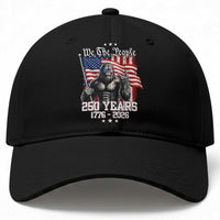 250th Anniversary USA Bigfoot Baseball Cap Sasquatch 250 Years Independence