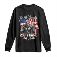 250th Anniversary USA Bigfoot Long Sleeve Shirt Sasquatch 250 Years Independence