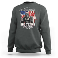 250th Anniversary USA Bigfoot Sweatshirt Sasquatch 250 Years Independence