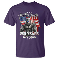 250th Anniversary USA Bigfoot T Shirt Sasquatch 250 Years Independence