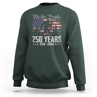 Bigfoot 250 Years American Flag Patriotic 1776 2026 Sweatshirt
