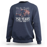 Bigfoot 250 Years American Flag Patriotic 1776 2026 Sweatshirt