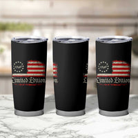 80th Birthday 1946 Limited Edition Tumbler Cup Gifts for 80 Years Old Vintage American Flag