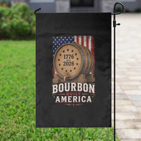 Bourbon Built America 250 Years Garden Flag Patriotic Whiskey 250th Anniversary USA