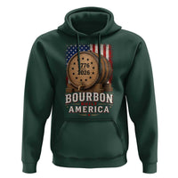 Bourbon Built America 250 Years Hoodie Patriotic Whiskey 250th Anniversary USA