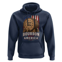 Bourbon Built America 250 Years Hoodie Patriotic Whiskey 250th Anniversary USA