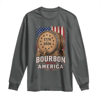 Bourbon Built America 250 Years Long Sleeve Shirt Patriotic Whiskey 250th Anniversary USA