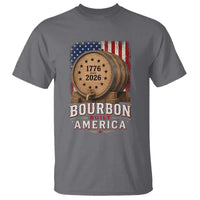 Bourbon Built America 250 Years T Shirt Patriotic Whiskey 250th Anniversary USA