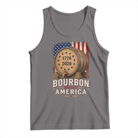 Bourbon Built America 250 Years Tank Top Patriotic Whiskey 250th Anniversary USA