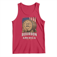 Bourbon Built America 250 Years Tank Top Patriotic Whiskey 250th Anniversary USA
