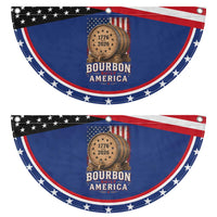Bourbon Built America 250 Years Patriotic Fan Flag Whiskey 250th Anniversary USA