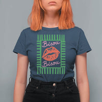French Bisous Paris Vacation Retro Summer Vibes T Shirt For Women